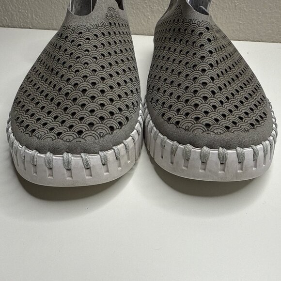 Ilse Jacobsen Hornbaek Tulip 139 Perforated Slip-On Sneaker Grey Size 8.5 EU39 - Picture 5 of 11